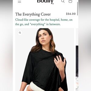 Bodily Black Nursing Cover